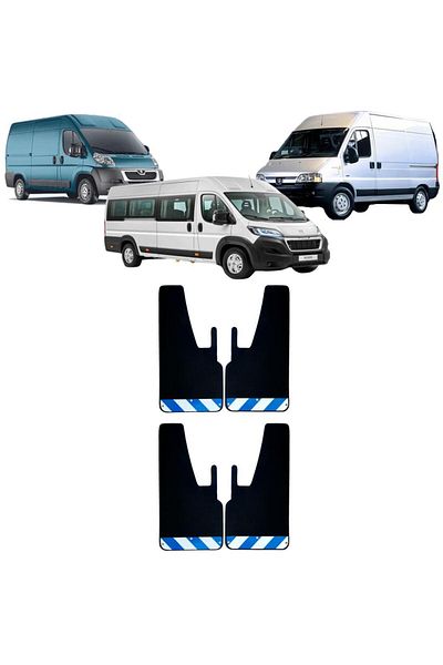Yeni Dünya Peugeot Boxer Blue-White Highlighter Color 4 Pieces Mudguard, Fender, Dust Cover PEU0FX02203