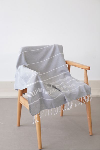 Hiera Made Sultan Series - 100% Organic Cotton Peshtemal, Beach and Sea Towel, 90x180