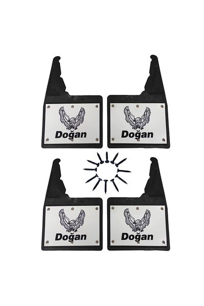 Yeni Dünya Tofaş Doğan-131 Doğan 4-Piece Riveted Front/Rear Mud Cover Dust Cover Tfs1rx001yd