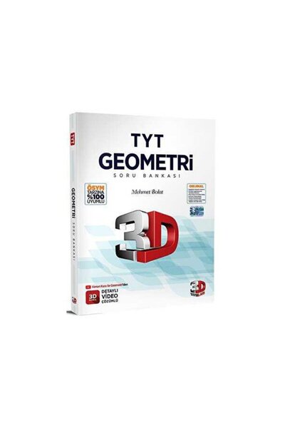 3D Yayınları 2025 TYT Geometri Soru Bankası Fenomen Seçimi Ayraç Hediyeli