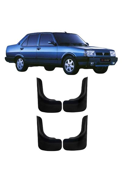 YeniDünyaOto Tofaş Doğan Compatible 4-Piece Front Rear Set Mudflap Fender Dust Cover TFS0UX901