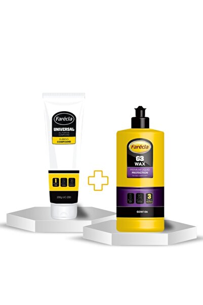Farecla Mini Set G3 Cila 250 ml + Universal Pasta 200 ml + Cila Pedi