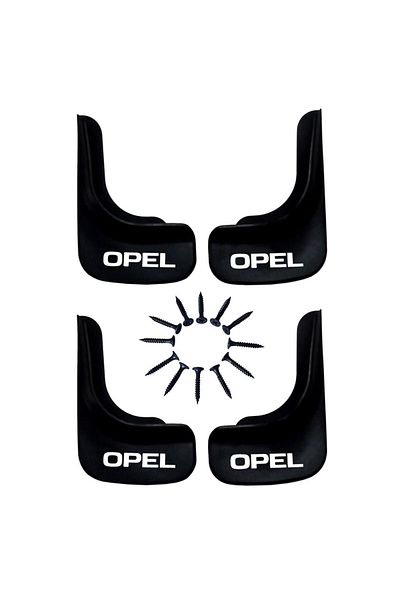 Yeni Dünya Opel Corsa C 2000-2006 Compatible 4-Piece Front-Rear Mudflap Dust Cover Fender Opl1ux008yd