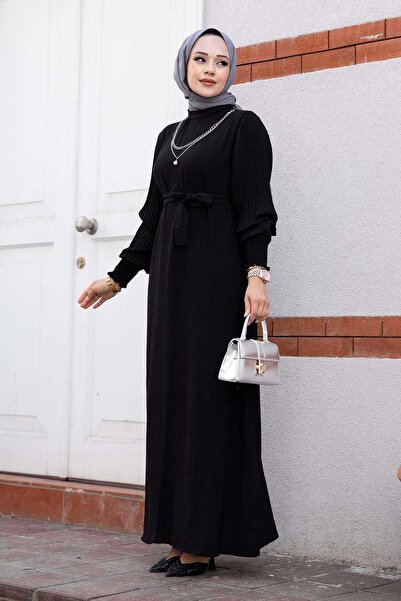 EBRUTESETTÜR Pleated Sleeves Dress