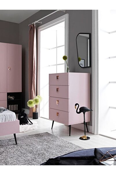RENGARENK Flamıngo Şifonyer