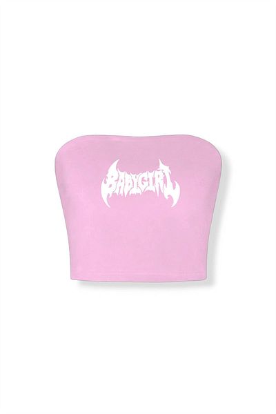 Carpe Babygirl Στράπλες Crop