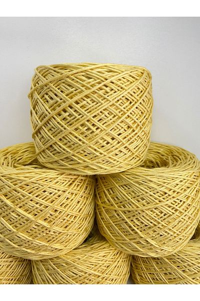 göçer 800 gr Βαμβάκι Βισκόζης - Ανοιχτό Κίτρινο, Οκτώ Μάστορα