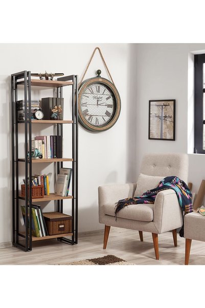 Uvi Collection Cosmo Penta Metal Kitaplık Atlantik