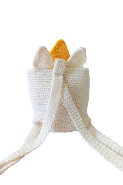 Talai Knitting Rucsac cu unicorn pentru fete Rucsac din plasă