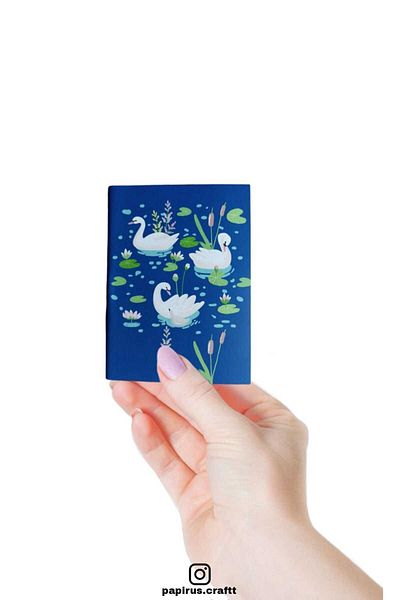 Craft 12-Piece Mini Notebook Set Without Line A7 (8cm X 12cm) Mini Notebook Set