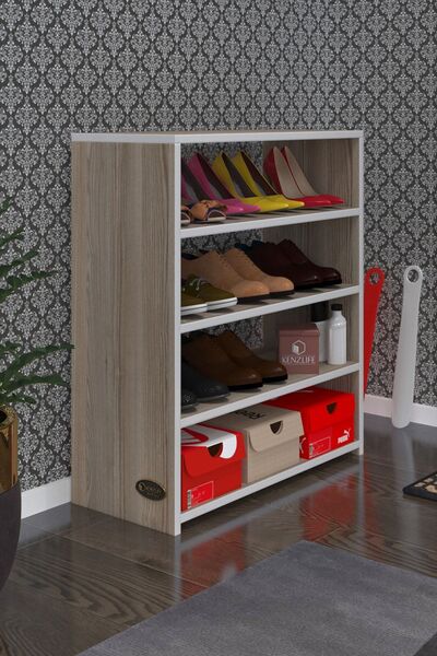 Kenzlife Ayakkabılık Goya Crd 080*70*30 Arkalıksız Ayakkabı Ofis Dolabı