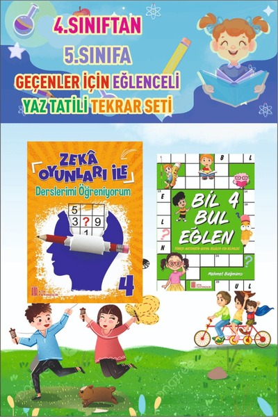 Ata Yayıncılık 4.Sınıftan 5.Sınıfa Geçenler İçin Eğlenceli Yaz Tekrar Seti