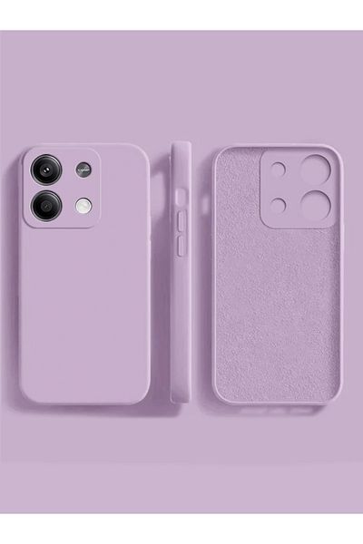 Merwish غطاء حماية من السيليكون الناعم لهاتف Xiaomi Redmi Note 13Pro 4G متوافق مع الهاتف المخملي باللون الأرجواني