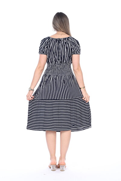 mervemoda Rochie țesută de vară pentru femei