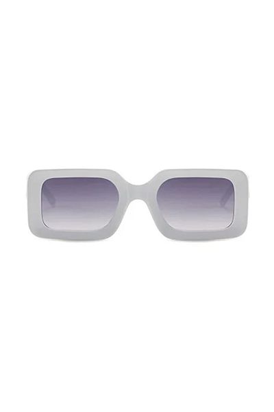 Toz Vintage Vintage White Davin Retro Sunglasses