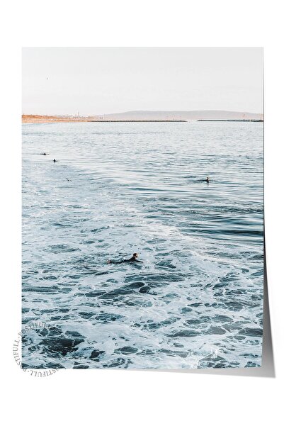 Postifull Poster bez okvira, letnja tematska slika BR:44, fotografija mirnog ...