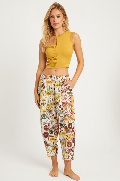 Cool & Sexy Vászon K1253 modell Shalwar nadrág - mintás és női