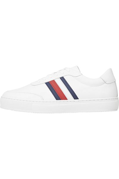Tommy Hilfiger Pantofi albi pentru bărbați - FM0FM04492YBS