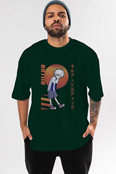 Ankhises Killua Zoldyck 5 2 Anime Sa deznom - Smaragdno zelena Oversize kroj ...