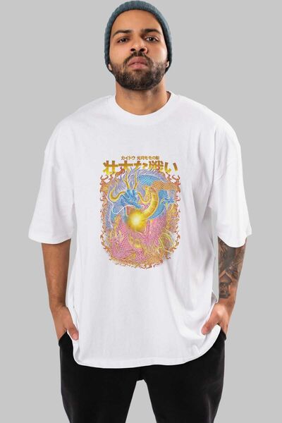 Ankhises ONE PIECE (4) Anime Sa deznom Bela Oversize kroj T-shirt - Muškarci ...