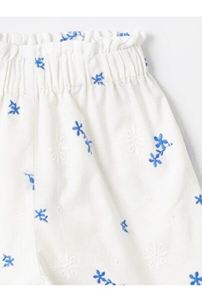 LC Waikiki LCW baby Elastic Waist Floral Baby Girl Shorts