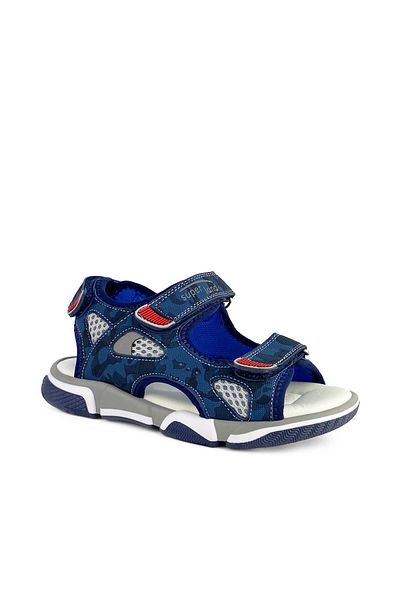 Cici Bebe Ayakkabı Sandale pentru băieți - model de camuflaj bleumarin