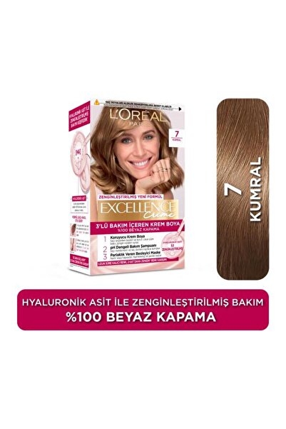 L'Oreal Paris L'Oréal Paris Excellence Creme 7 Kumral Saç Boyası