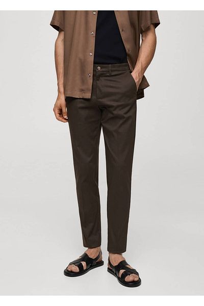 MANGO Man Παντελόνι Chino Slim Fit - Κομψό σχέδιο
