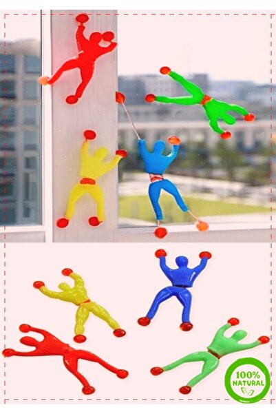 OMZ Cama Yapışan Örümcek Adam Oyuncak 5 Adet Birden Spiderman Kız Cocuk Erkek...