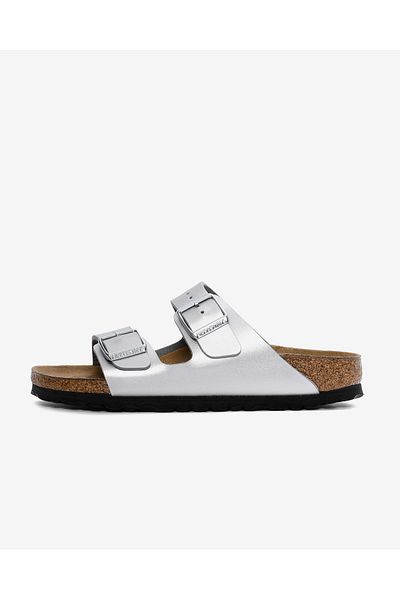 Birkenstock Arizona Bf Women's Gray Slippers -1012283-20300 Model