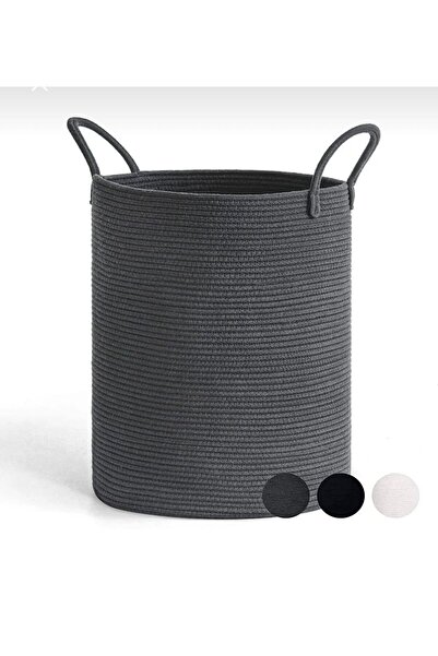 ModaCardin Wicker Jute Basket Organizer - Toy and Laundry Basket