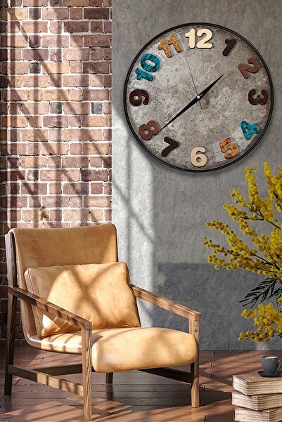EMYA HOME Ρολόι τοίχου 3D Stone - 29 cm