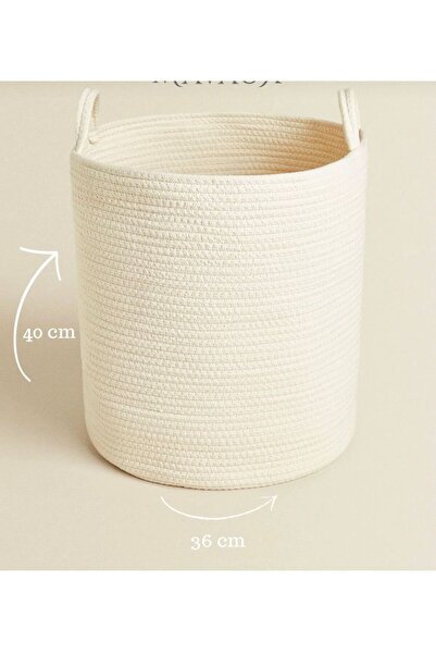 ModaCardin Organizer Ψάθινο Καλάθι Ιουτ - Καλάθι παιχνιδιών και ρούχων