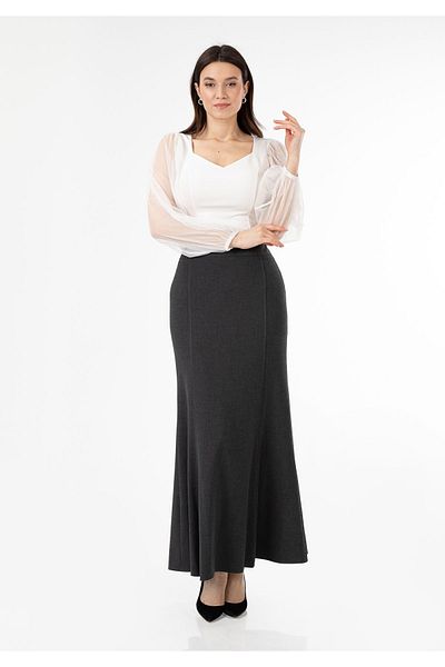 G-Line Fish Model - Anthracite Maxi Skirt