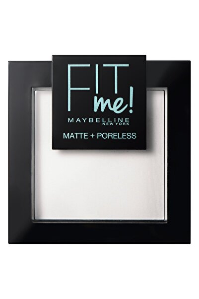 Maybelline New York Fit Me Matte Poreless Pudra - 90 Translucent (TRANSPARAN)