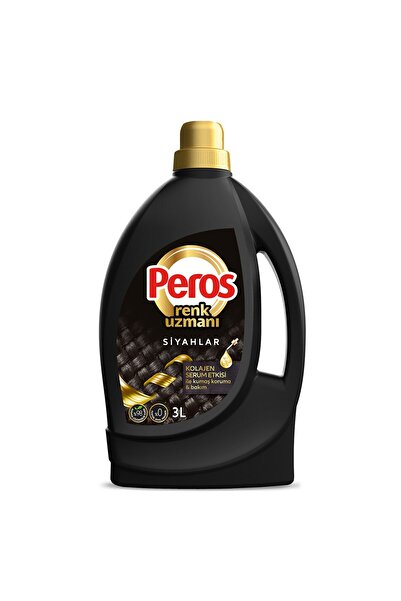 Peros Renk Uzmanı Sıvı Çamaşır (BAKIM) Detarjanı Siyahlar 3lt