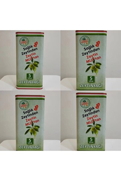 mut incisi zeytin & zeytinyağı Mut Zeytinyağı 4x5=20 Litre Yeni Sezon Erken H...