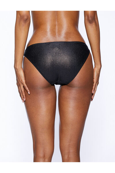 Koton Texturált bikini alsó rész csillogó csíkokkal