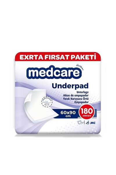 MEDCARE Mattress Protector Extra Pack 60x90 180 Pieces