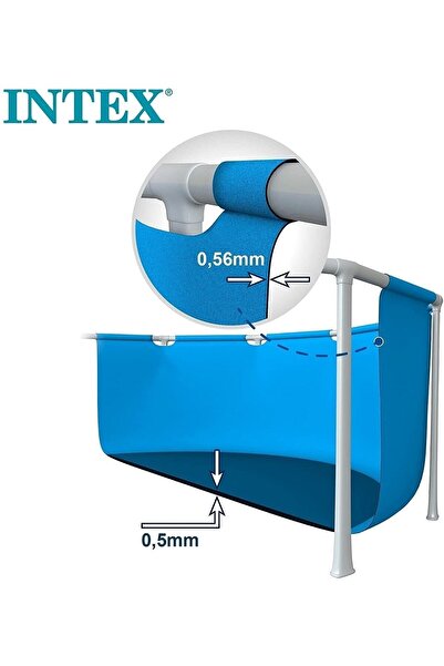 Intex Dikdörtgen Yer Üstü Havuz Garantili