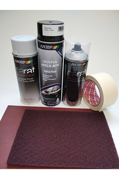 Motip Jant Boyama Seti Parlak Siyah