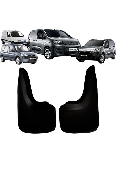 YeniDünyaOto Peugeot Partner 2-Piece Rear Mudguard Fender Dust Cover Peu0bz018
