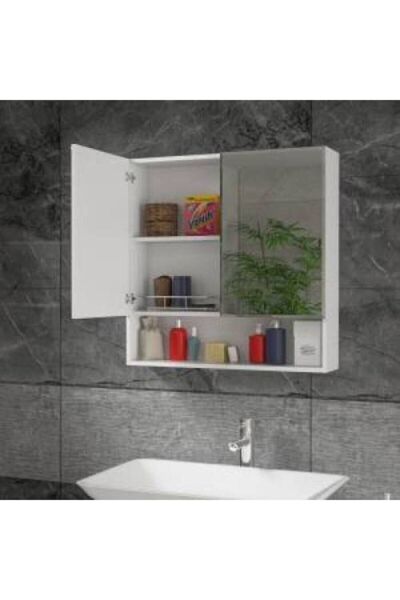 Genel Markalar Aynalı Avabo Dolabı Lavabo Dolabı Banyo Dolabı Raflı Dolap Ars L 70