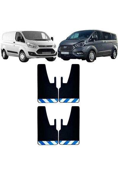Yeni Dünya Ford Transit Tourneo Custom Blue-White Highlighter 4-Piece Mudguard Fender Dust Cover FRD0FX02803