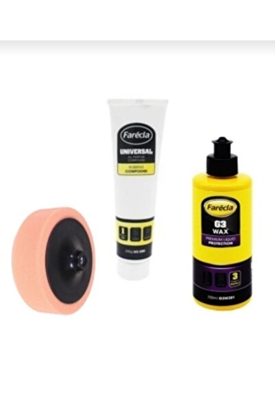 Farecla G3 Wax Cila 250ml + Üniversal Pasta 200gr + Pasta Cila Süngeri