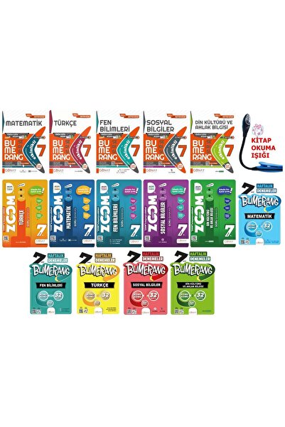 Günay Yayınları 7. Sınıf Bumerang Tüm Dersler Konu Ve Etkinlik Soru +Zom Soru...