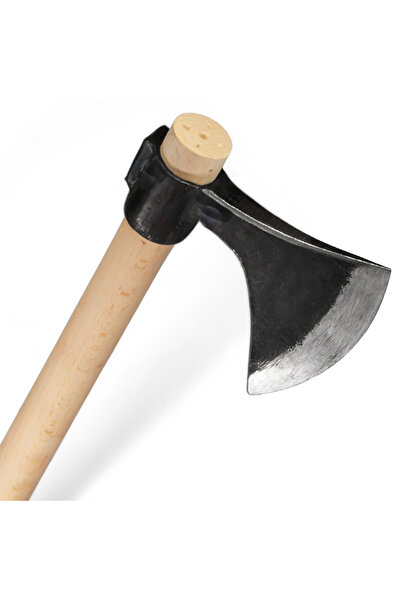 ALETÇANTAM Denizli Dövme Çelik Nacak Saplı Küçük Odun Kamp Baltası -600gr