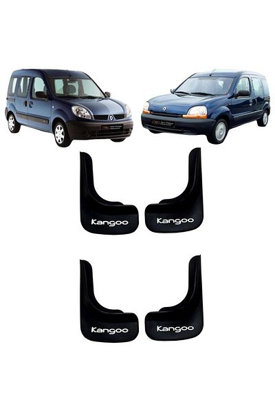 Yeni Dünya Renault Kangoo 1998-2007 Compatible 4-Piece Front-Rear Mudflap Dust Cover Fender Ren1ux027yd