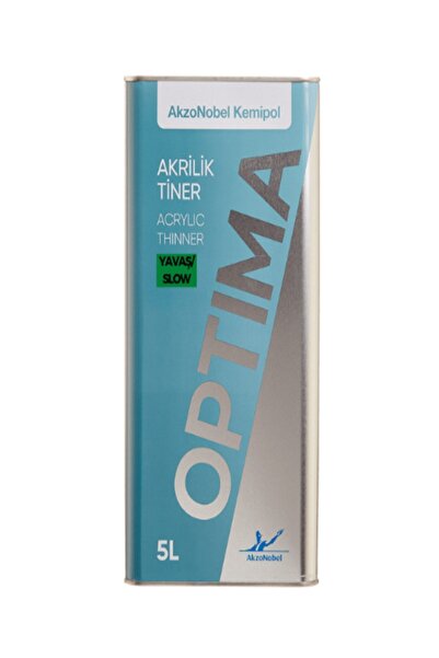 Genel Markalar Akzo Nobel Optima Üniversal Akrilik Tiner Yavaş 5 Lt