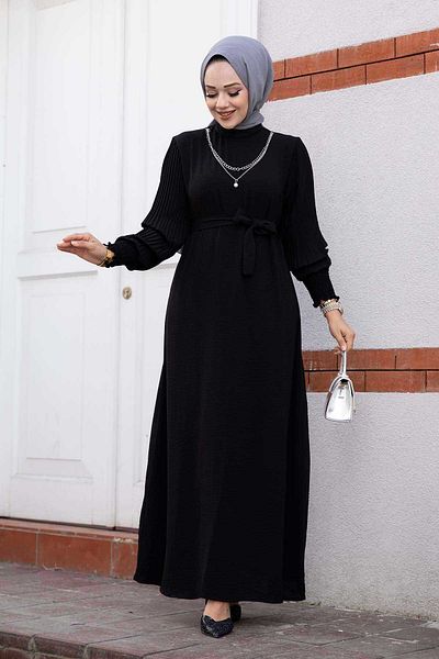EBRUTESETTÜR Pleated Sleeves Dress